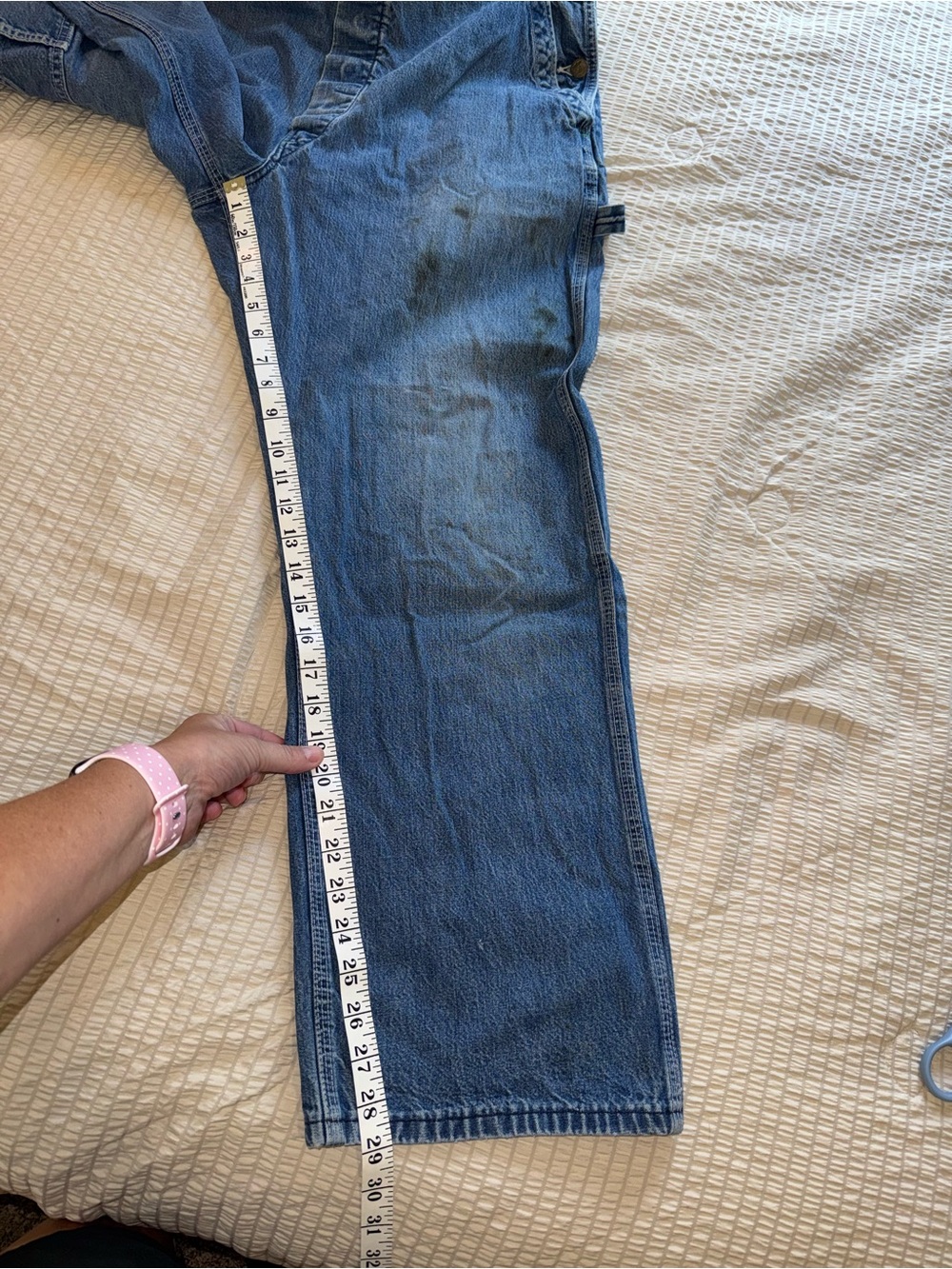 Vintage Grungy Big Smith Classic Workwear Overalls large - Picture 4 of 9